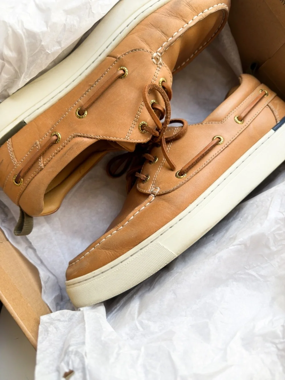 Sperry Shoes Leather Brown 